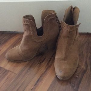Brown ankle boots